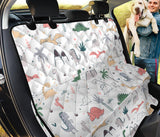 Cute Cartoon Dinosaurs Tree Pattern Dog Car Seat Covers