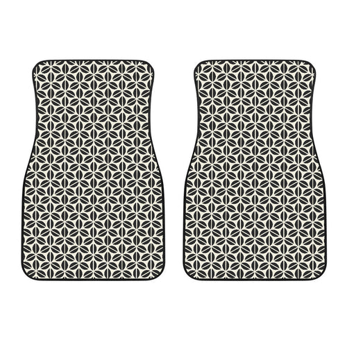 Coffee Bean Abstract Modern Pattern Front Car Mats