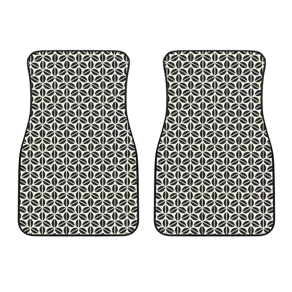 Coffee Bean Abstract Modern Pattern Front Car Mats