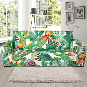 Cactus Design Pattern Copy Sofa Slipcover