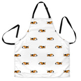 Cute Beagle Dog Sleeping Pattern Adjustable Apron