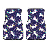 Hand Drawn Cute Unicorn Star Planet Front Car Mats