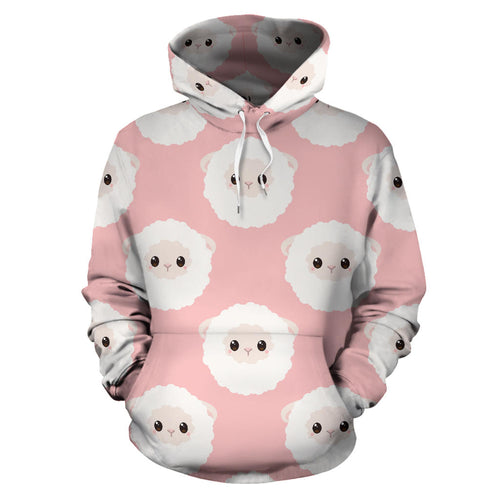 Cute Sheep Pattern Men Women Pullover Hoodie