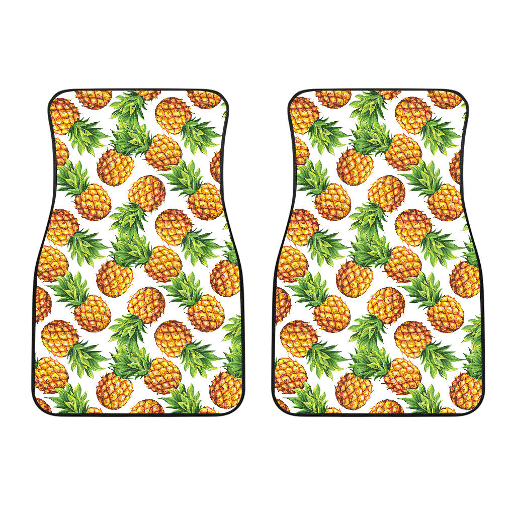 Pineapples Design Pattern Front Car Mats