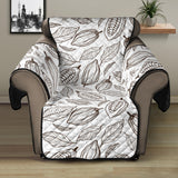 cocoa beans leaves pattern Recliner Cover Protector