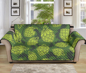 Hop pattern Hop cone background Sofa Cover Protector