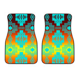 Canyon Turquoise Front Car Mats (Set Of 2)