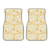 Cute Fat Shiba Inu Dog Pattern Front Car Mats