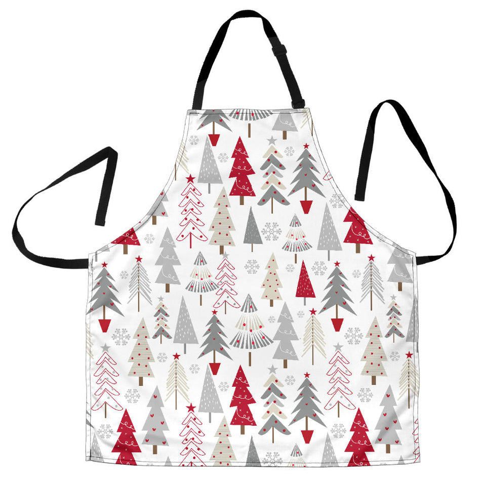 Cute Christmas Tree Pattern Adjustable Apron