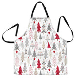 Cute Christmas Tree Pattern Adjustable Apron