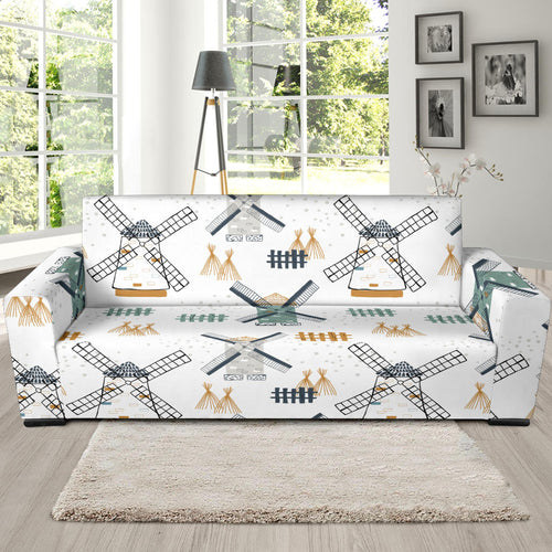 Windmill Pattern Sofa Slipcover