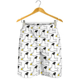 Seagull Pattern Print Design 05 Men Shorts