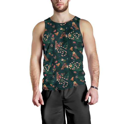 Snake forest pattern Men Tank Top