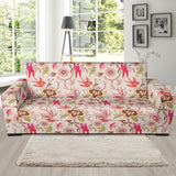 Swallow Pattern Print Design 01  Sofa Slipcover