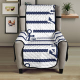 Anchor rope nautical  pattern Chair Cover Protector