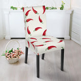 Chili Peppers Pattern Dining Chair Slipcover