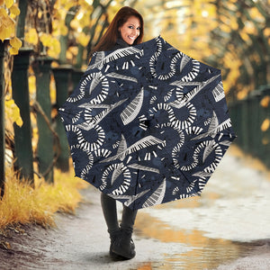 Piano Pattern Print Design 02 Umbrella