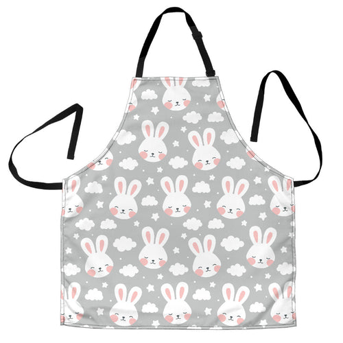 Rabbit Cloud Pattern Adjustable Apron