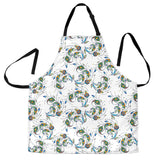 Peacock Feather Pattern Adjustable Apron