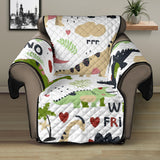 Cute dinosaurs pattern Recliner Cover Protector