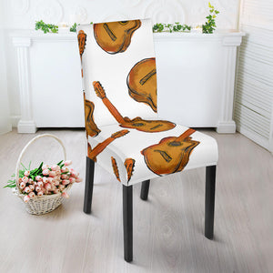Paint Guitar Pattern Dining Chair Slipcover