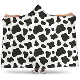 Cow Skin Pattern Hooded Blanketà¹†À¹†