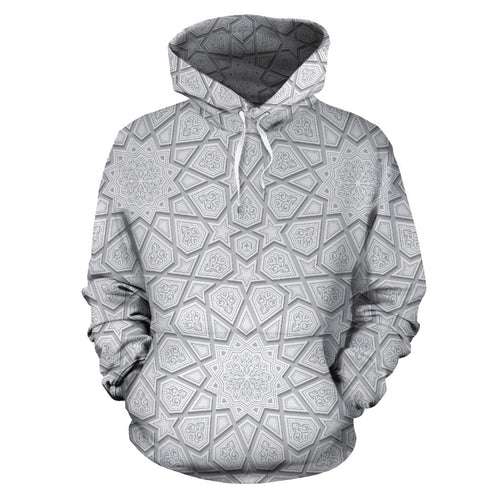 Arabic Star Pattern Men Women Pullover Hoodie