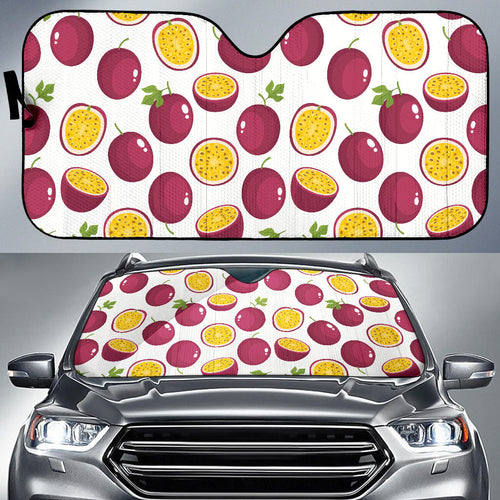 Passion Fruit Design Pattern Car Sun Shade