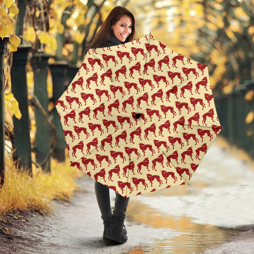 Greyhound Pattern Print Design 04 Umbrella