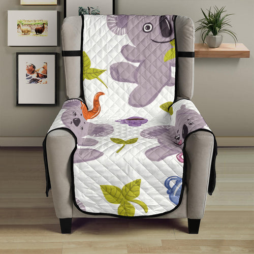 Cute koalas teapots tea Chair Cover Protector
