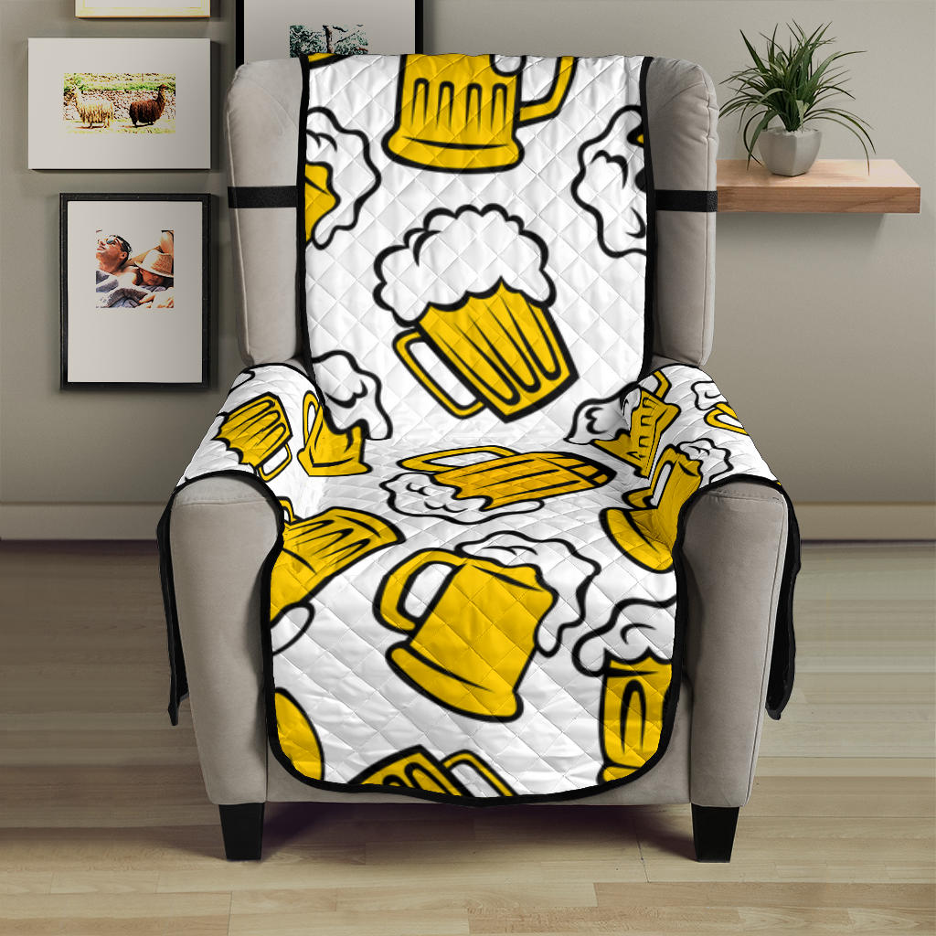 Beer design pattern Chair Cover Protector