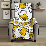 Beer design pattern Chair Cover Protector