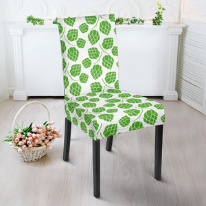 Hop Pattern Background Dining Chair Slipcover