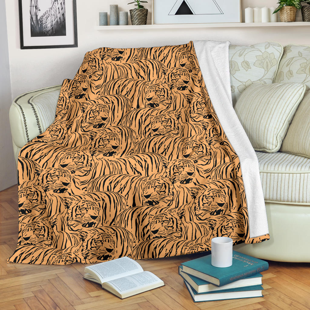 Bengal Tigers Pattern Premium Blanket