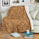 Bengal Tigers Pattern Premium Blanket