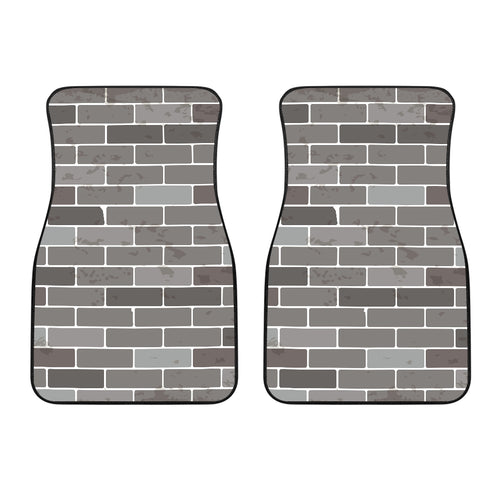 Brick Printed Pattern Print Design 05 Front Car Mats