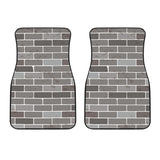 Brick Printed Pattern Print Design 05 Front Car Mats