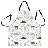 Polar Bears Star Poka Dot Pattern Adjustable Apron
