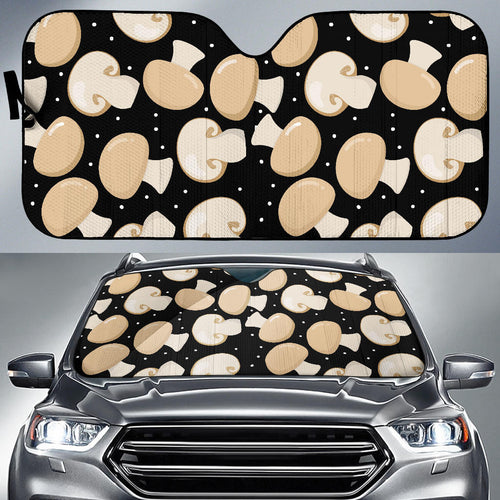 Champignon Mushroom Pattern Car Sun Shade