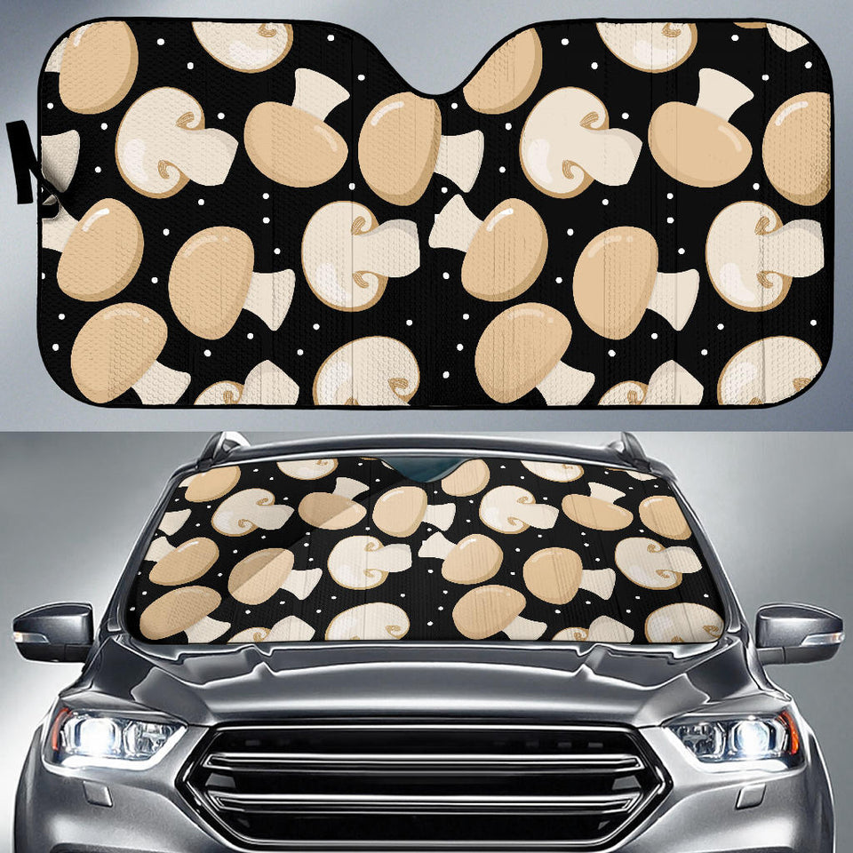 Champignon Mushroom Pattern Car Sun Shade