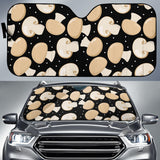 Champignon Mushroom Pattern Car Sun Shade