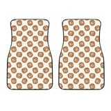 Lion Pattern Print Design 01 Front Car Mats