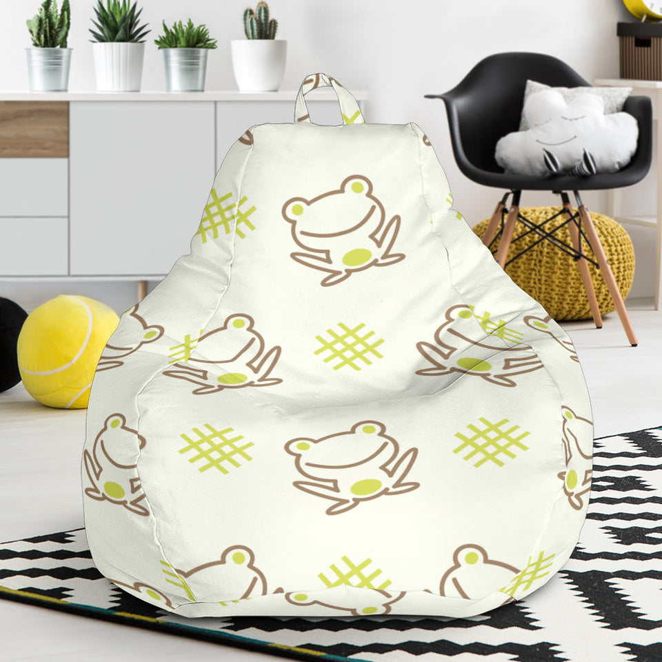 Cute Cartoon Frog Baby Pattern Bean Bag Cover