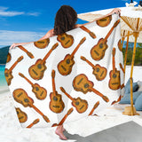Paint Guitar Pattern Sarong