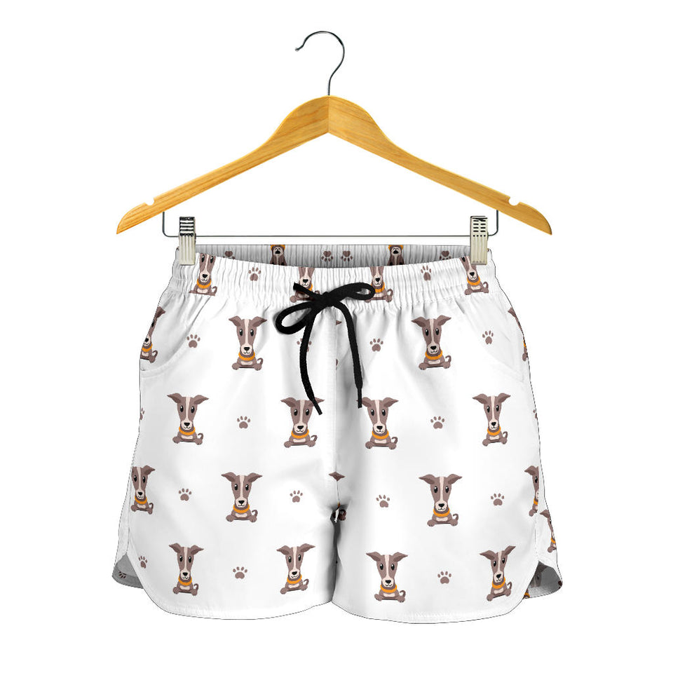 Greyhound Pattern Print Design 05 Women Shorts
