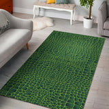 Crocodile Skin Printed Area Rug