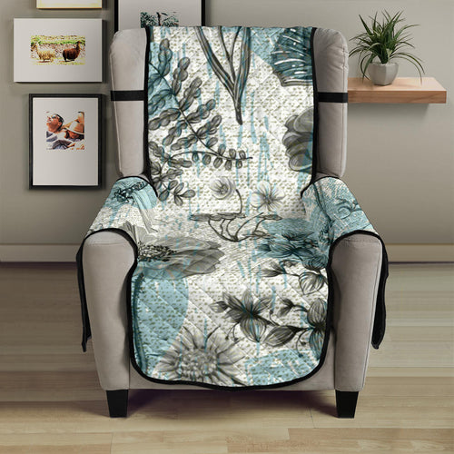 Dragonfly Butterfly Plants insect flower vintage style pattern Chair Cover Protector