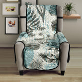 Dragonfly Butterfly Plants insect flower vintage style pattern Chair Cover Protector