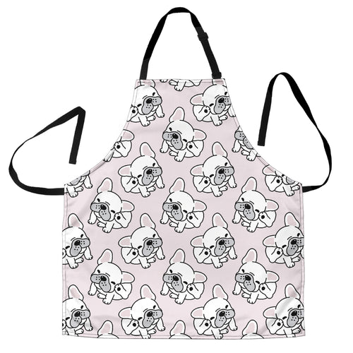 Cute French Bulldog Pattern Adjustable Apron