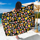 Beer Type Pattern Sarong
